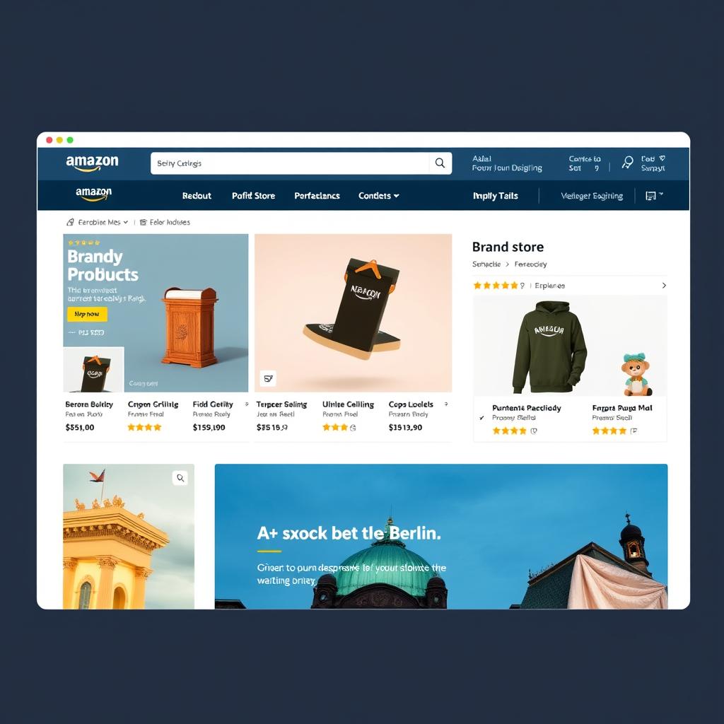 Amazon Store Template für Berliner Händler Amazon Store Template für Berliner Händler