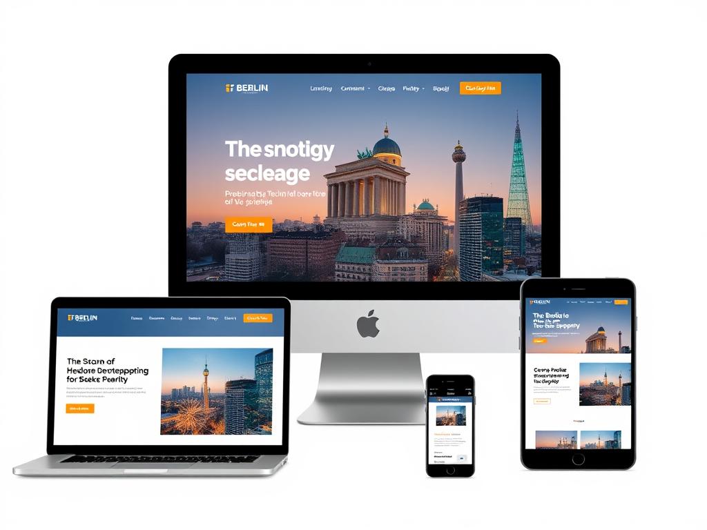 Responsive Website für ein Berliner Technologie-Unternehmen Responsive Website für ein Berliner Technologie-Unternehmen